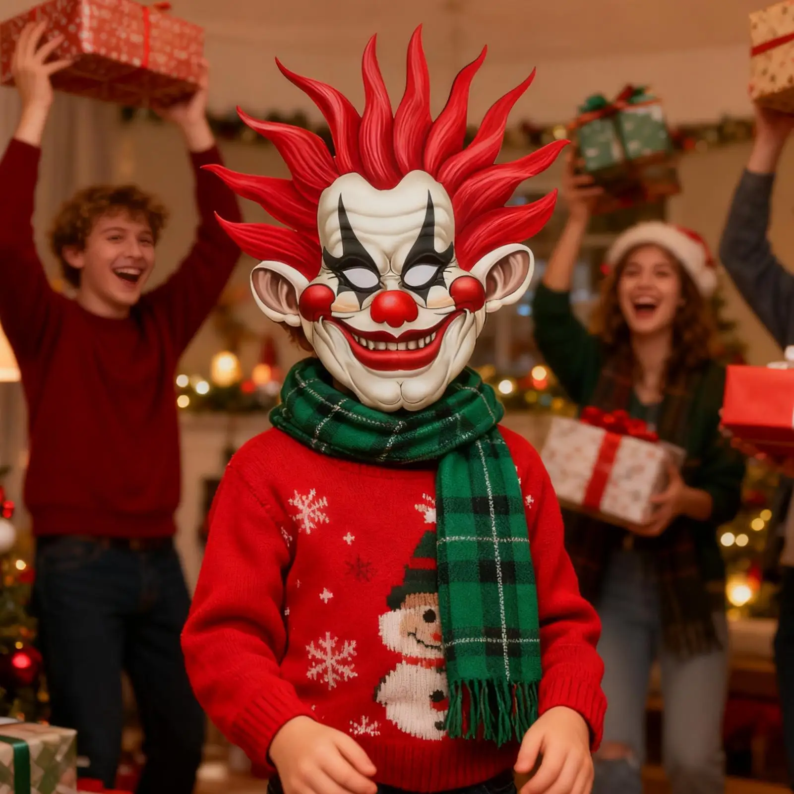 

Маска для одевания, страшный реквизит для косплея, карнавальная маска для Хэллоуина, вечеринки, выступления, сценического шоу, розыгрыша, дом с привидениями