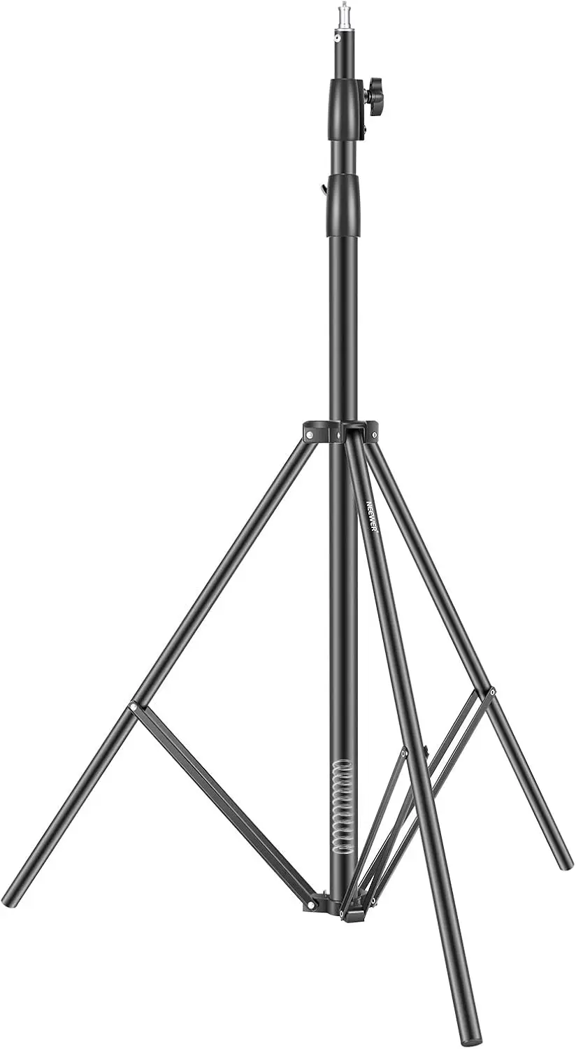 

Heavy Duty Light Stand 10 Feet/3 Meters Adjustable Spring Cu ioned Metal Photography Tripod Stand for Photo Studio Soft
