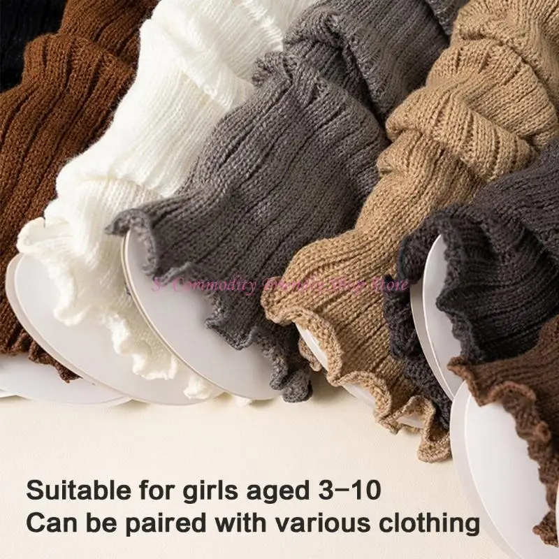85AE Calf Socks for Teen Girls Student Knee Socks Leg Cover Long Stockings Breathable Fashion Loose Socks