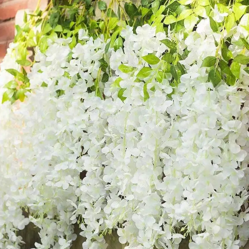 Artificial Vine Home festival Wedding Celebration Hotel Festival Party Outdoor Garden Wall Wreath DIY Gift Box stage Decoration image 2