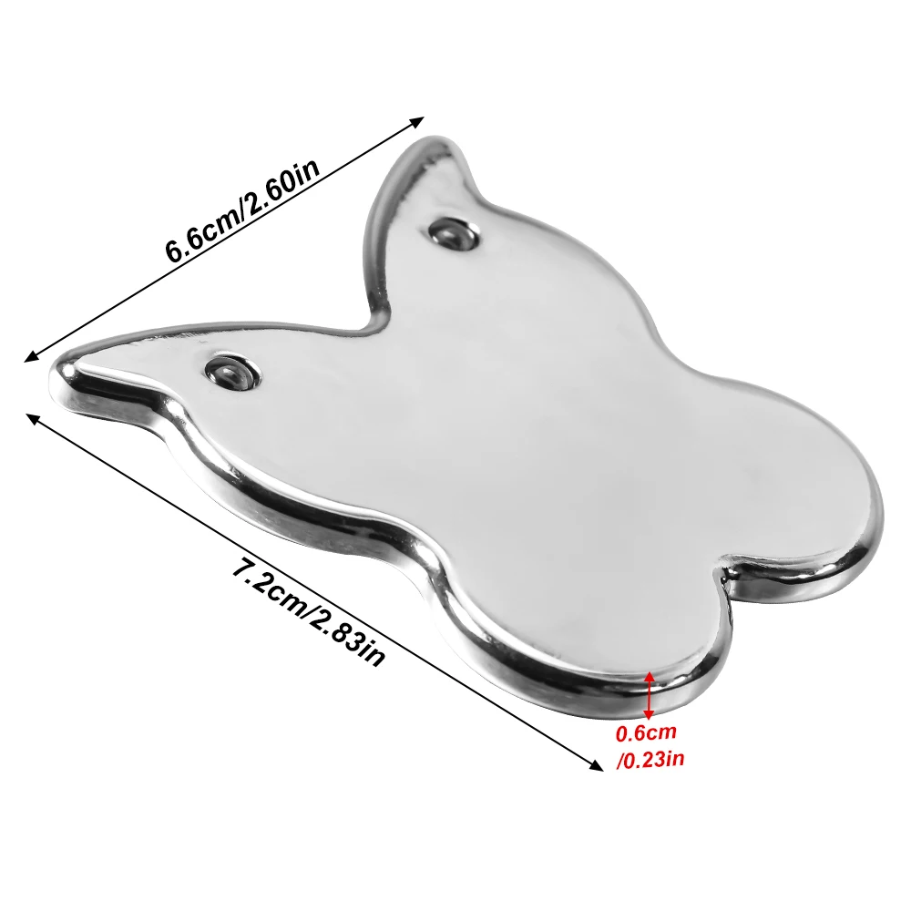 Gua Sha-herramientas faciales de acero inoxidable para cara, masajeador de Metal para apretar la piel, herramienta de belleza Guasha para cuerpo, ojo y cuello, mariposa