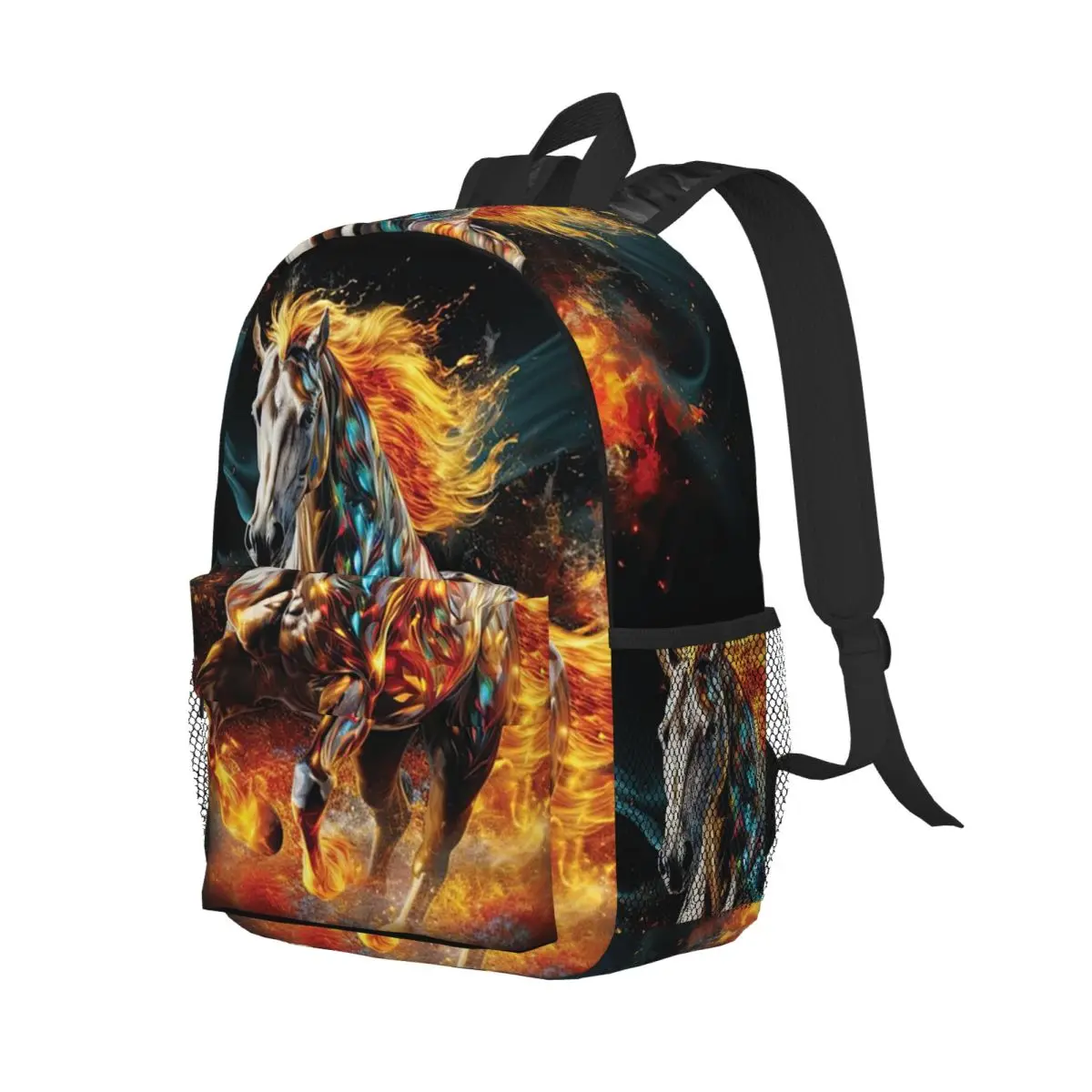 

Красивый рюкзак с лошадью, студенческая сумка для книг для мальчиков и девочек, детская школьная сумка, сумки на плечо для ноутбука для мужчин и женщин