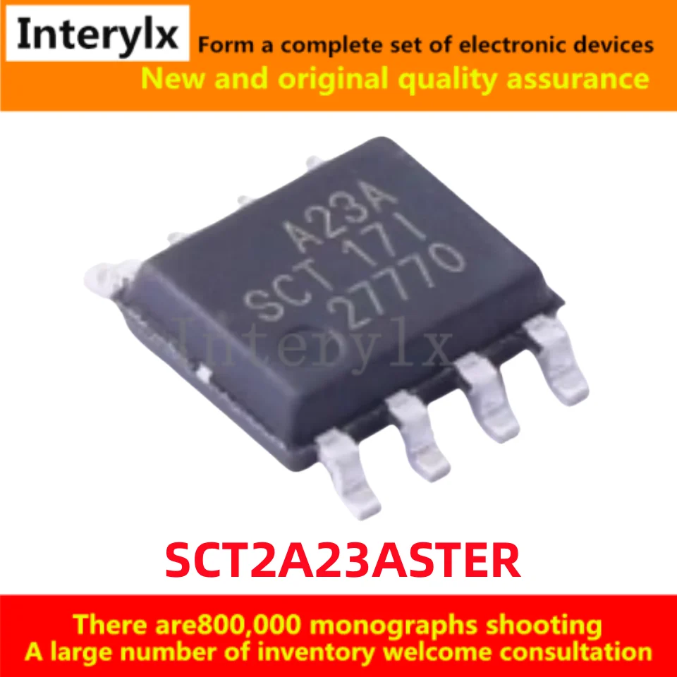 ชิป IC การจัดการพลังงาน DC-DC ESOP-8แพ็กเกจ A23A ซิลค์สกรีน SCT2A23A SCT2A23ASTER ของแท้ใหม่5ชิ้น/ล็อต