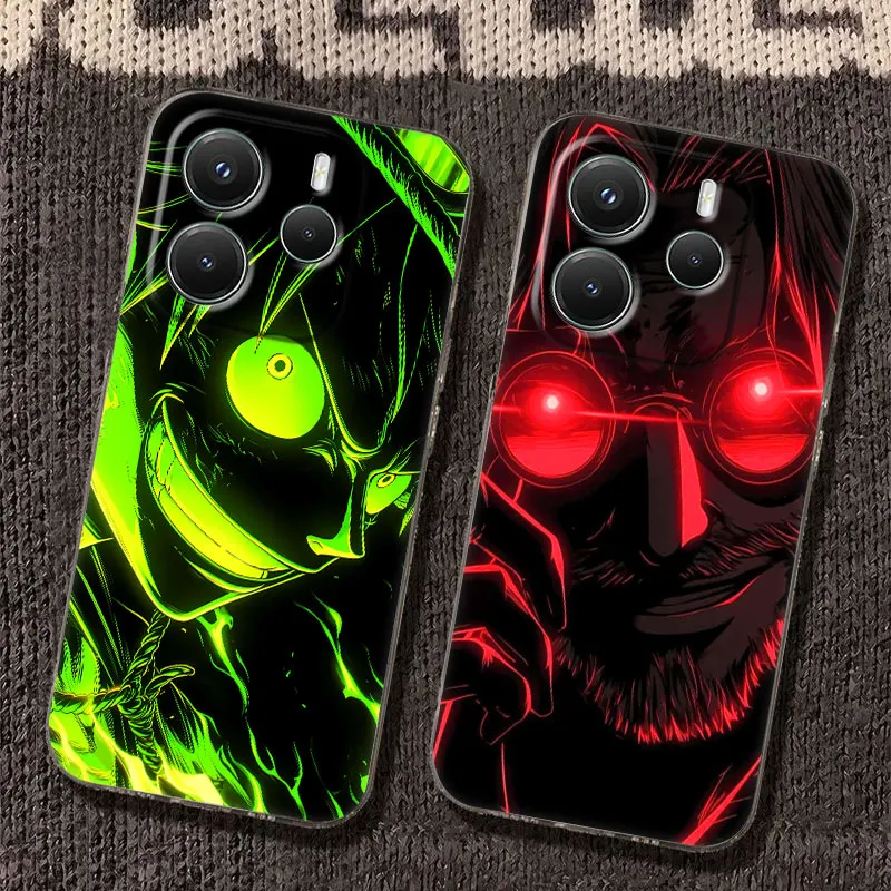 Case For Xiaomi Redmi Note 15 14 13 12 11 10 Pro Plus 5G Anime O-One Pieces Cover For Redmi 15C 15 14C 13C 12C Clear Phone Cases