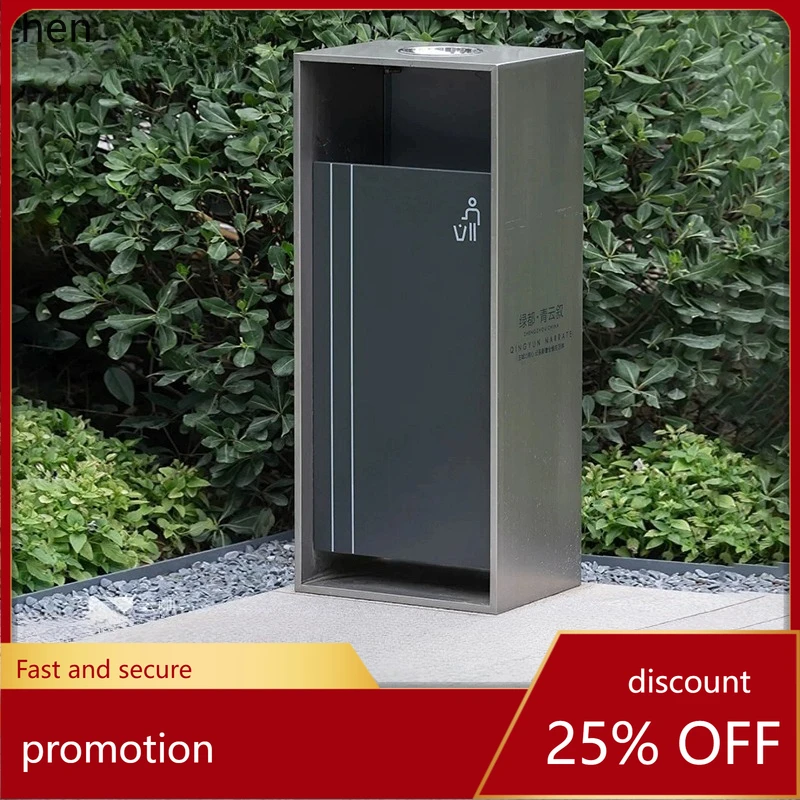 

LXC Outdoor Trash Can Large Sanitation Waste Bin Outdoor Community Scenic Park Classification Trash Bin