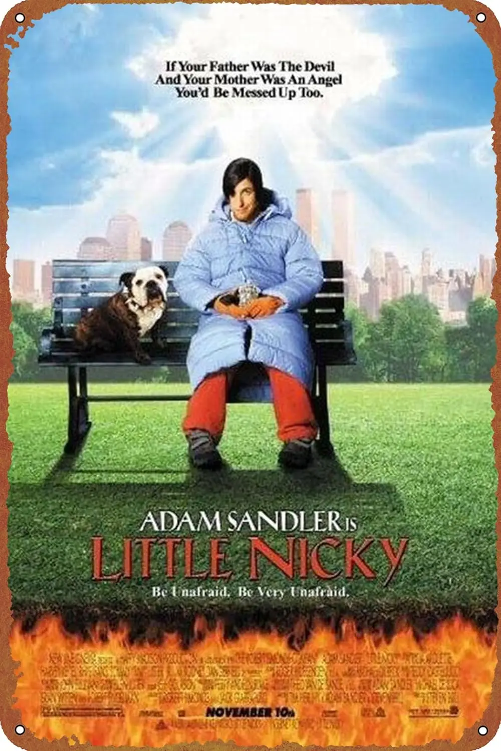 Little Nicky Metal Tin Sign Vintage Wall Art Decoration Living Room Bathroom Kitchen Poster Decor 8 * 12 Inches 1pc sign sign