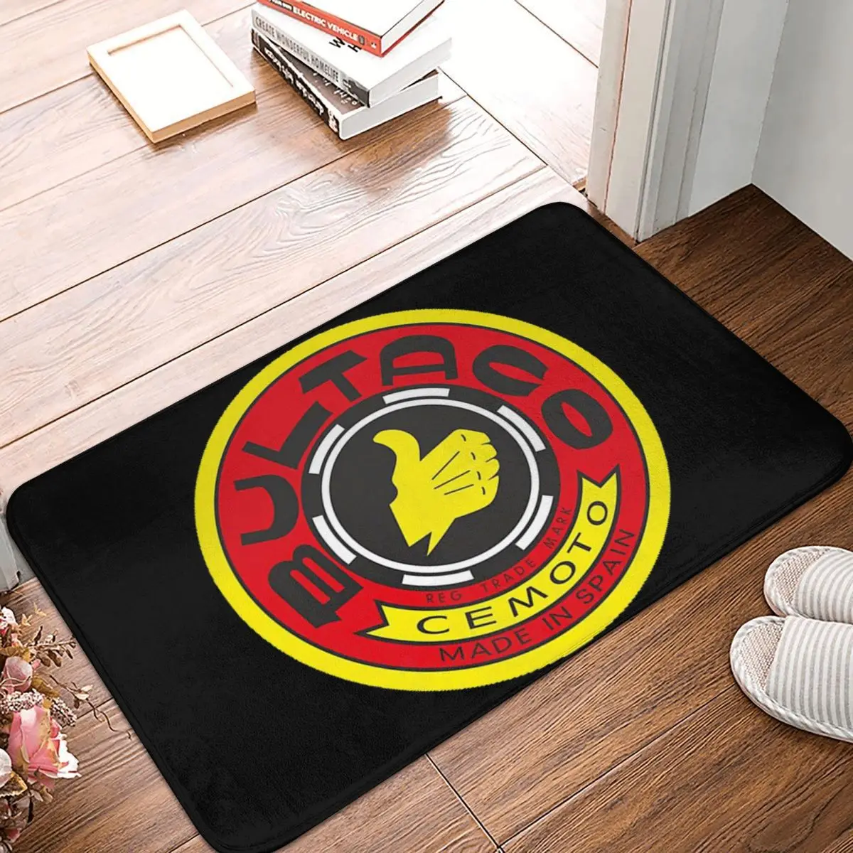 Bultaco Motorcycles Non-slip Doormat Floor Mat Cushion Carpet Rug for Kitchen Entrance Home Bathroom Living room Footpad Mats