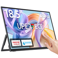 UPERFECT Touch 18.5inch Portable Gaming Monitor 120Hz With VESA Hole & Back Bracket Laptop Extended Display FHD HDR Touchscreen