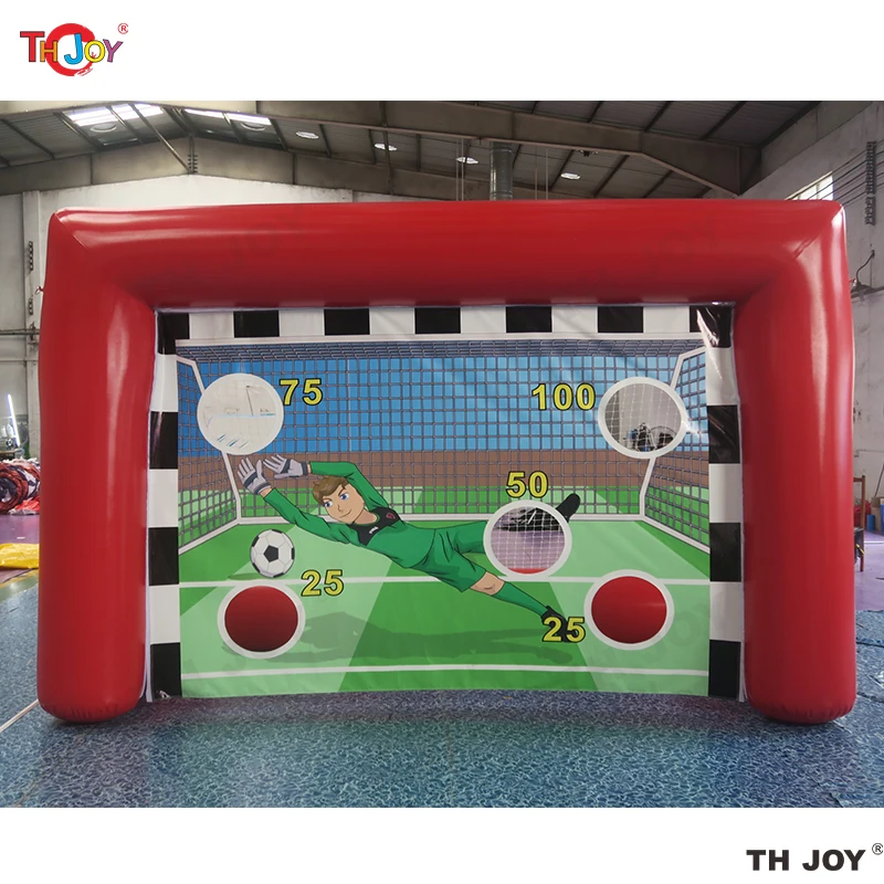 4x2m inflatable football soccer toss game,inflatable football target,inflatable soccer shooting goal