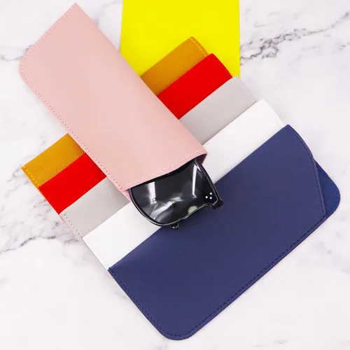 Imagen 2 del producto Bolsa suave para gafas para mujer y hombre, gafas de sol, funda protectora, caja, bolsa, estuche para gafas, accesorios