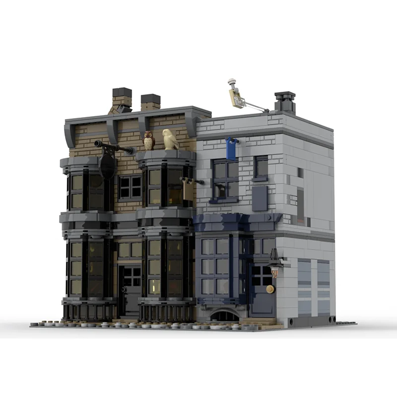 Popular Movie Model Moc Building Bricks Modular Modular Wand Shop Model Technology Blocks Christmas DIY Toy Construction Gifts