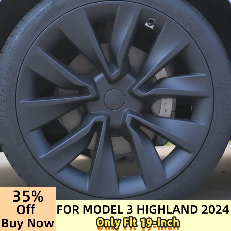 4PCS HubCap Car for Tesla Model 3 19 Inch Performance Full Rim Cover Wheel Cap2024 Highland Accessories Wheel Cover Wheel Parts