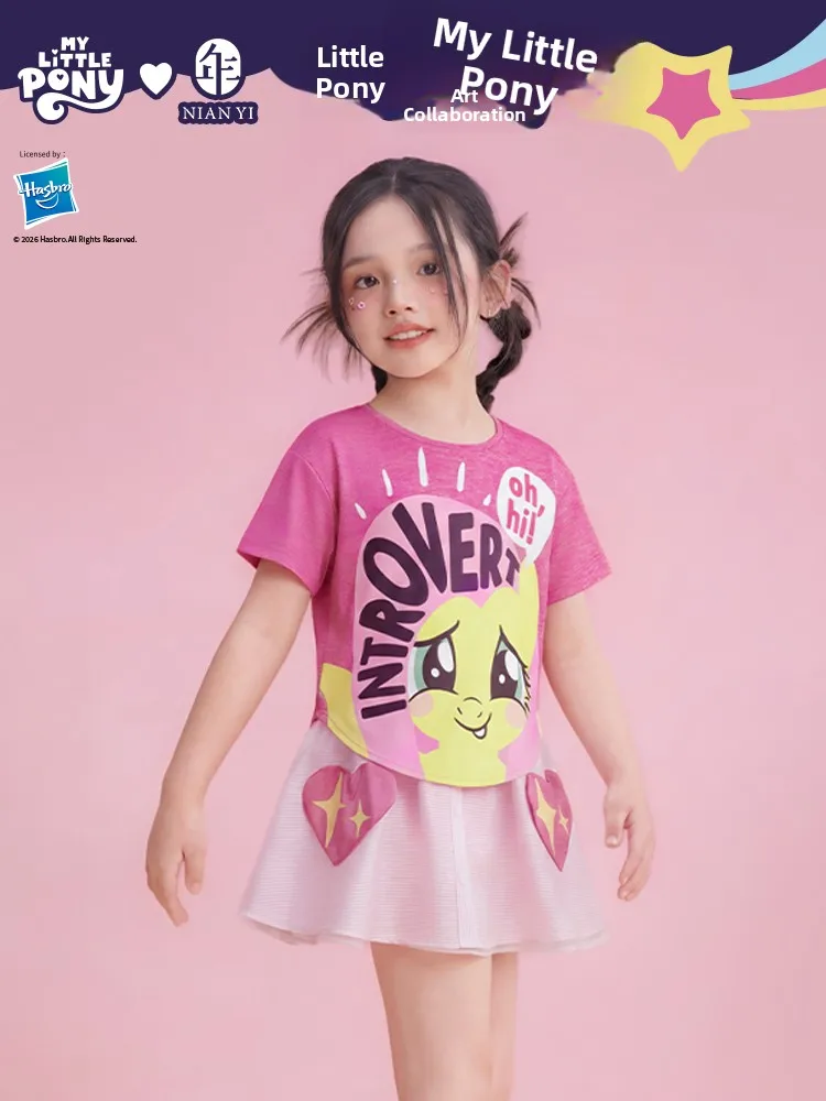 t-shirt-pour-enfants-princess-pony-jointly-style-mignon-a-manches-courtes-vetements-d'ete-pour-filles-nouvelle-collection