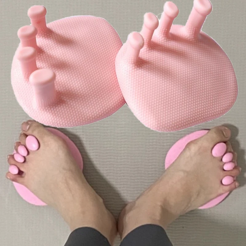 1/2pairs Arch Foot Trainer Fitness Leg Toes Plantar Function Exerciser Thumb Valgus Corrector Toe Splints Buttocks Arch Trainer