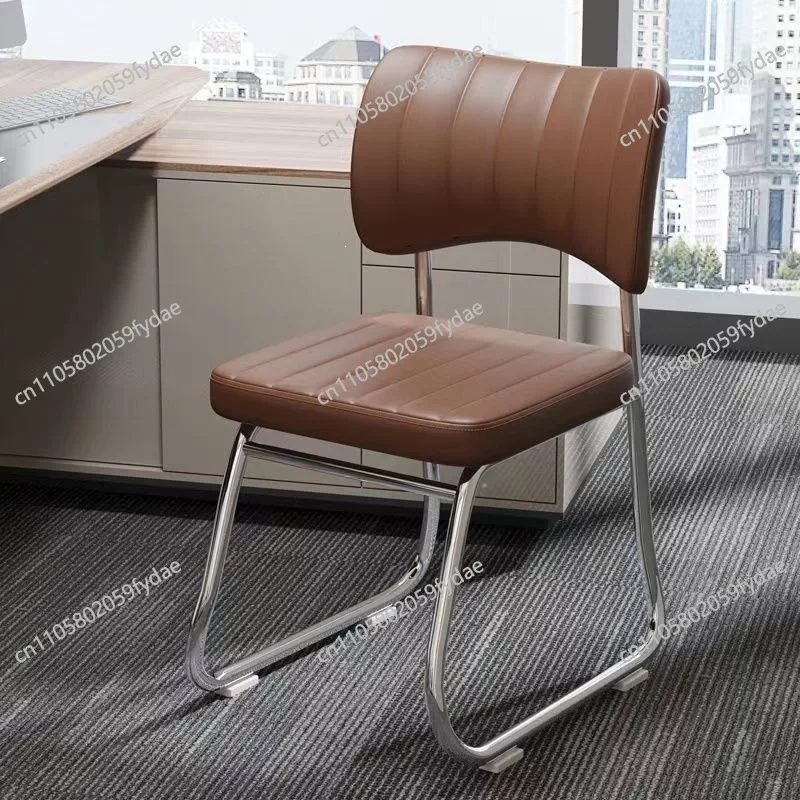 Chinese manufacturers sell modern-designed conference chairs and simple metal-framed office chairs at bargain prices