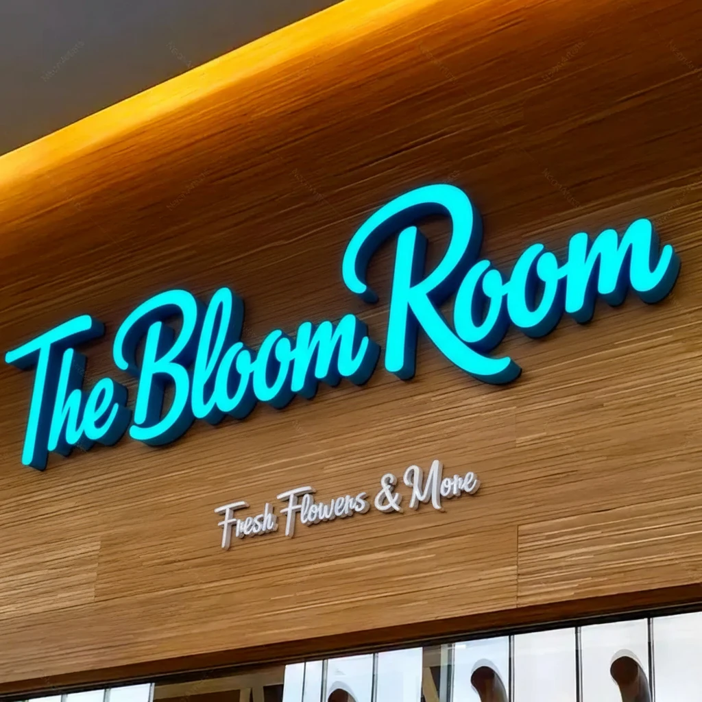 Custom Logo 3D Mirror Acrylic Sign - Illuminated Modern Chic Laser Cut Wall Mounted for Coffee Shop Reception New Business Gift