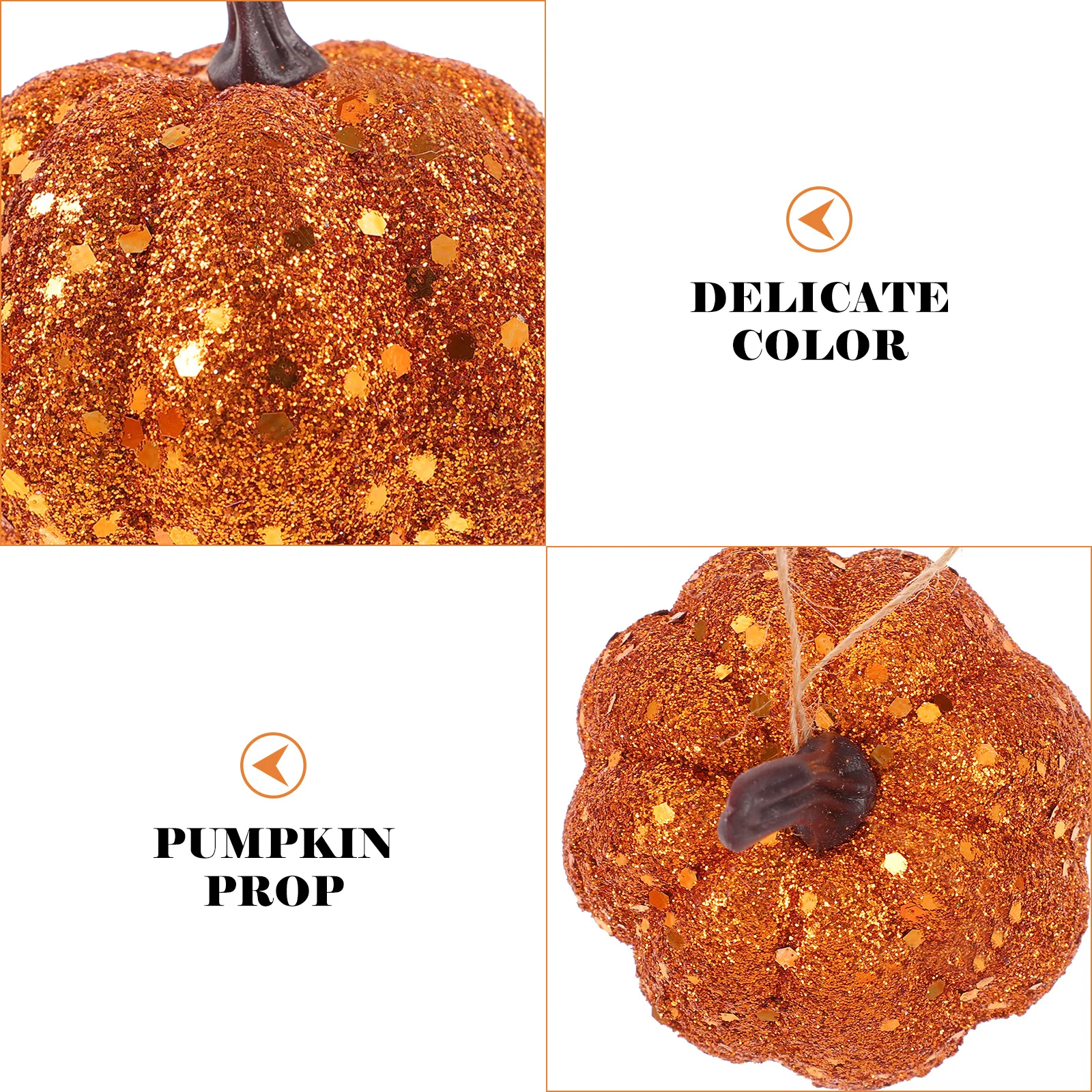 

10pcs Artificial Pumpkins Fake Miniature Decorative Props For Halloween Thanksgiving Party Table Centerpiece Fall Festival