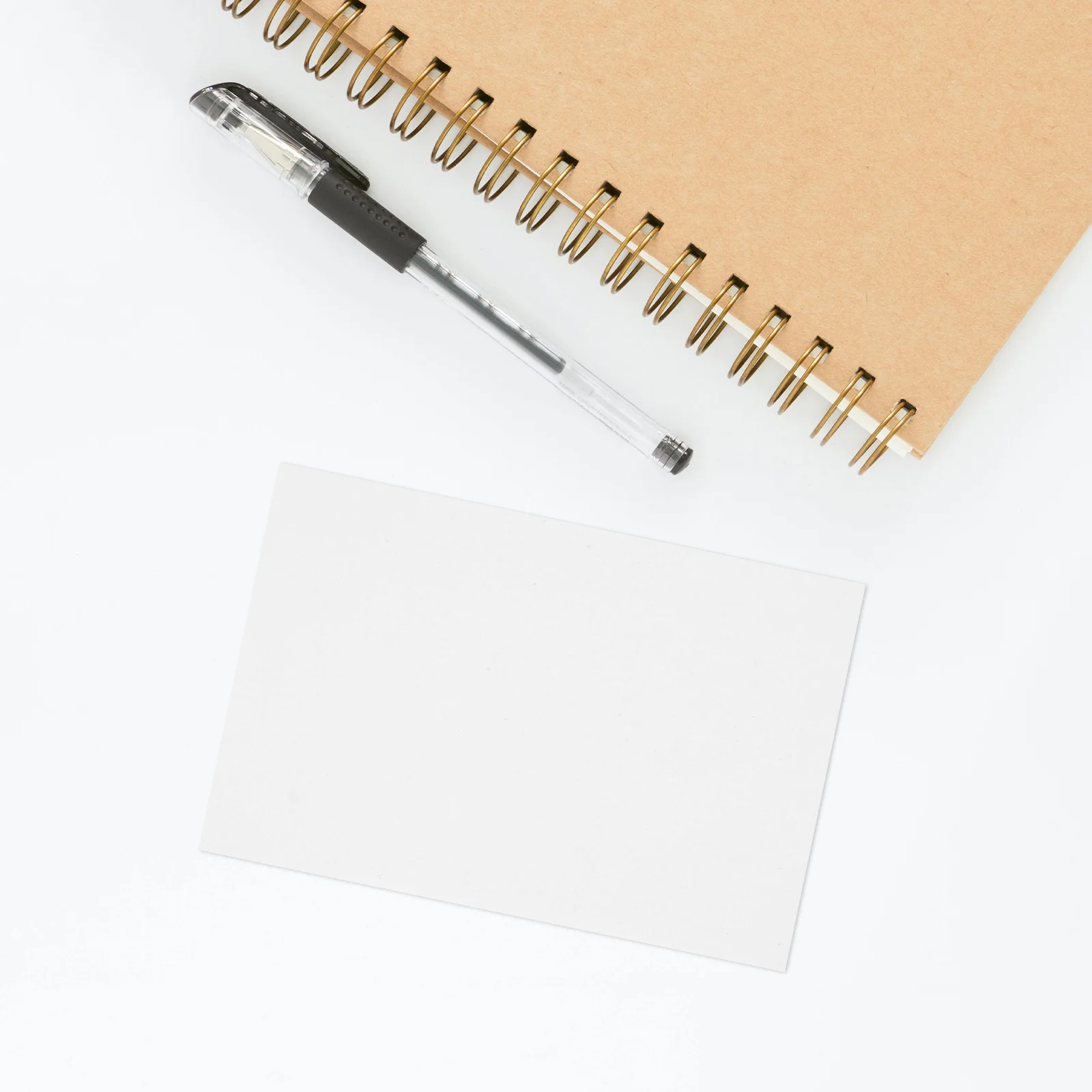 

Printed Postcards Double-sided Blank Flashcards for Studying White Paper Making Office