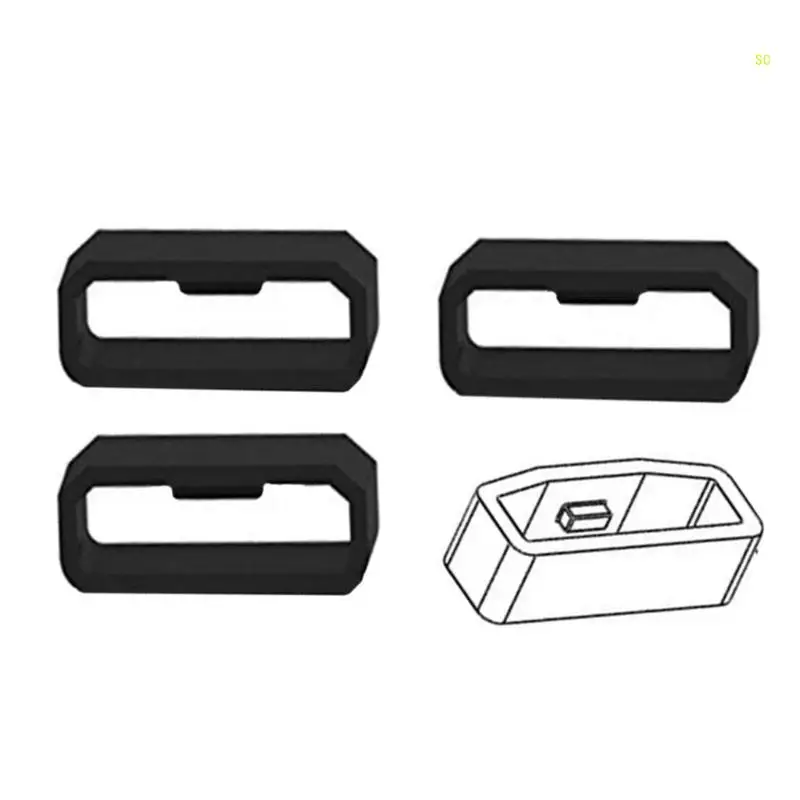 นาฬิกาซิลิโคนผู้ถือ Retainer สายคล้องห่วงยางแหวน Keeper 20/22/26 มม.Dropship