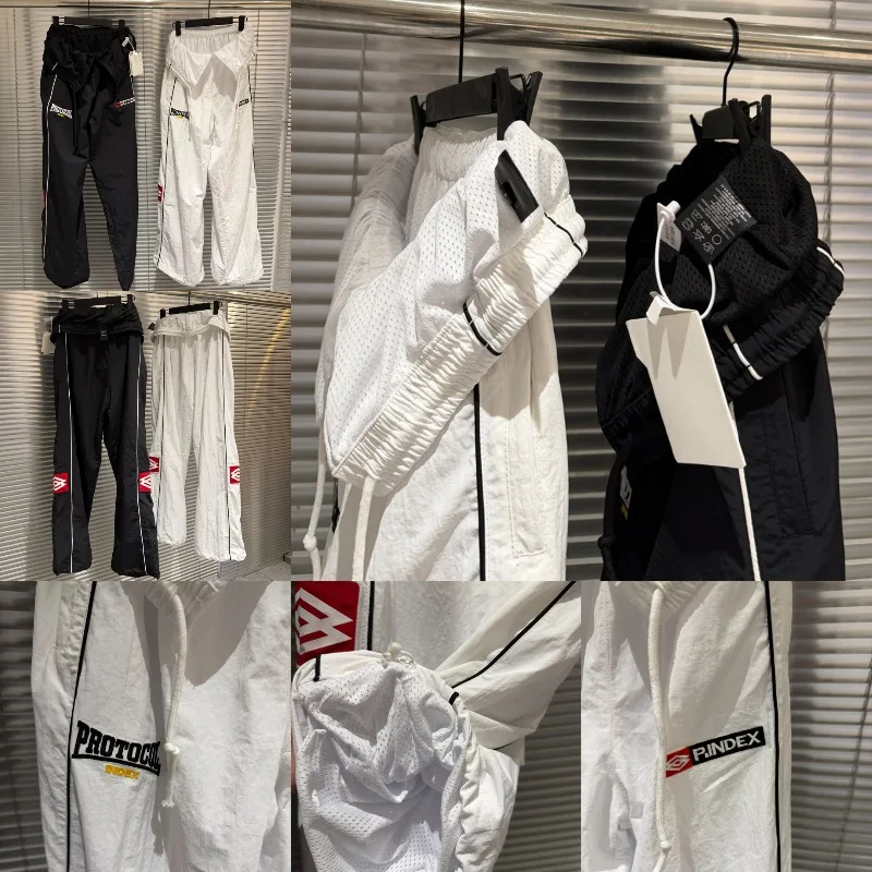 26SS American Style PROTOCOL Casual Pants Street Trend Loose Straight Pants Men's Women's Stock
