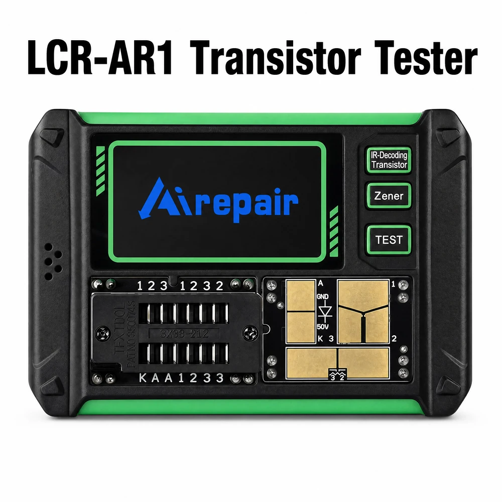 LCR-AR1 Multi-functional Tester for Diode Triode Capacimeter Resistance LCR ESR Meter MOSFET Transistor Tester