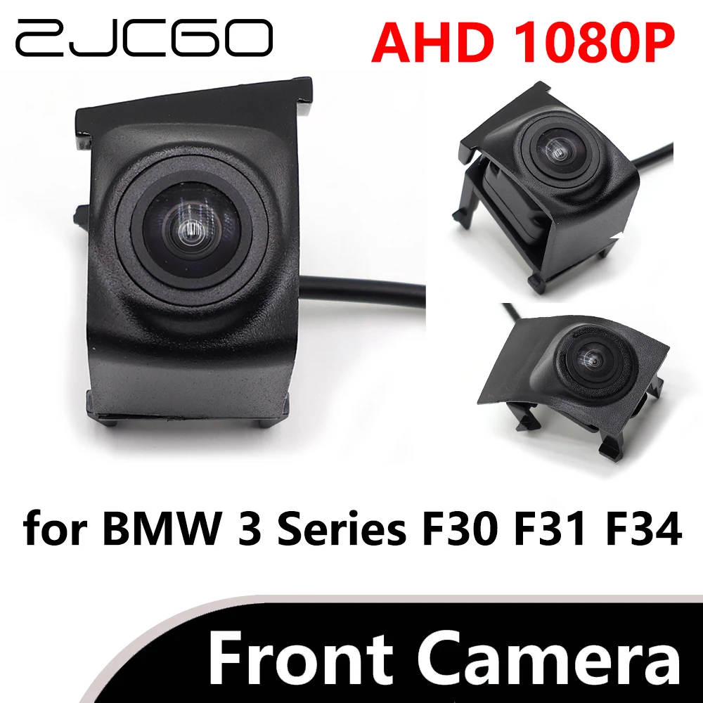 ZJCGO AHD 1080P CVBS 480P 170° Car Parking LOGO Front View Camera waterproof for BMW 3 Series F30 F31 F34