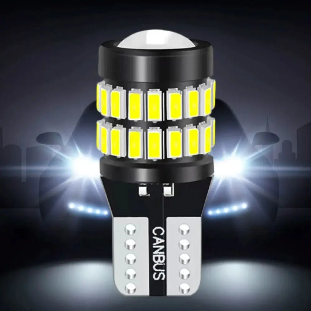 36SMD 3014 3030 автомобильная лампа светодиодный автомобильный фонарь T10 боковой свет декодер настольная лампа освещение номерного знака белый