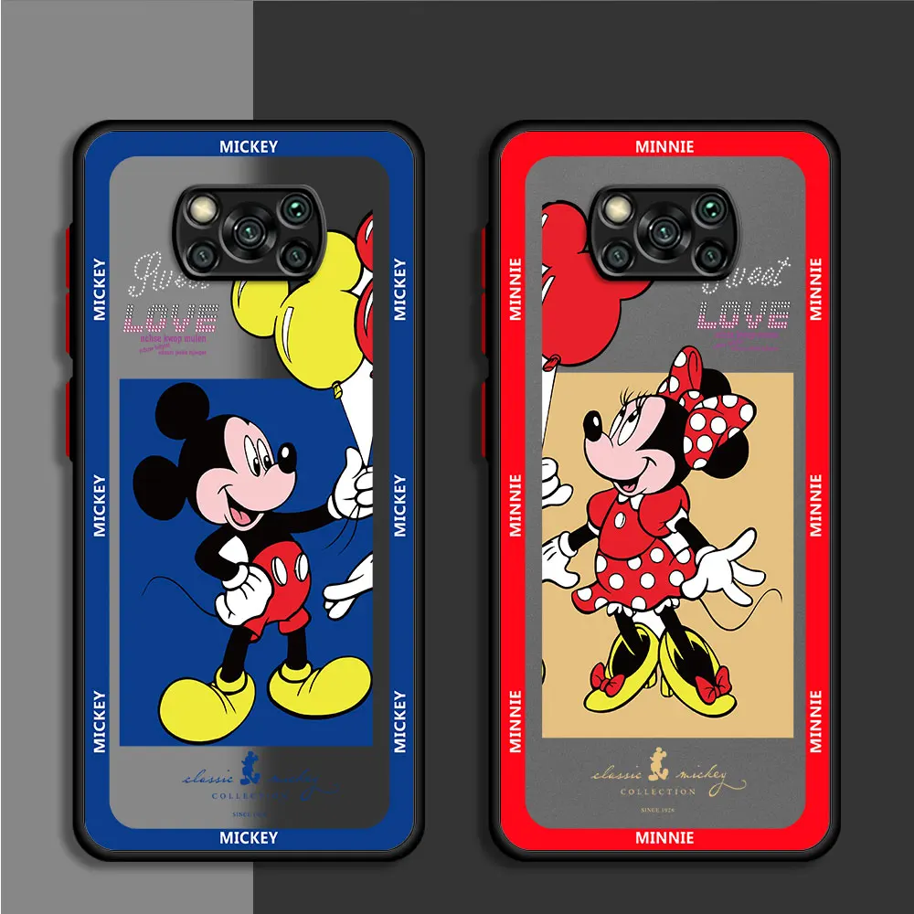 Mickey Maus Fall Für Xiaoimi Poco X3 NFC 11T Pro 11 Lite X5 X4 12 13 9T 12X F3 M5 C40 C50 C51 Funda Zurück Telefon Abdeckung