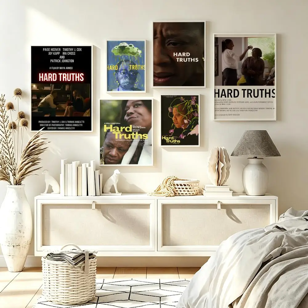 Aesthetic Wall Art Poster Trendy movie Hard Truths Poster for Bedroom Dorm Room Home Decor Large Wall Picture Print
