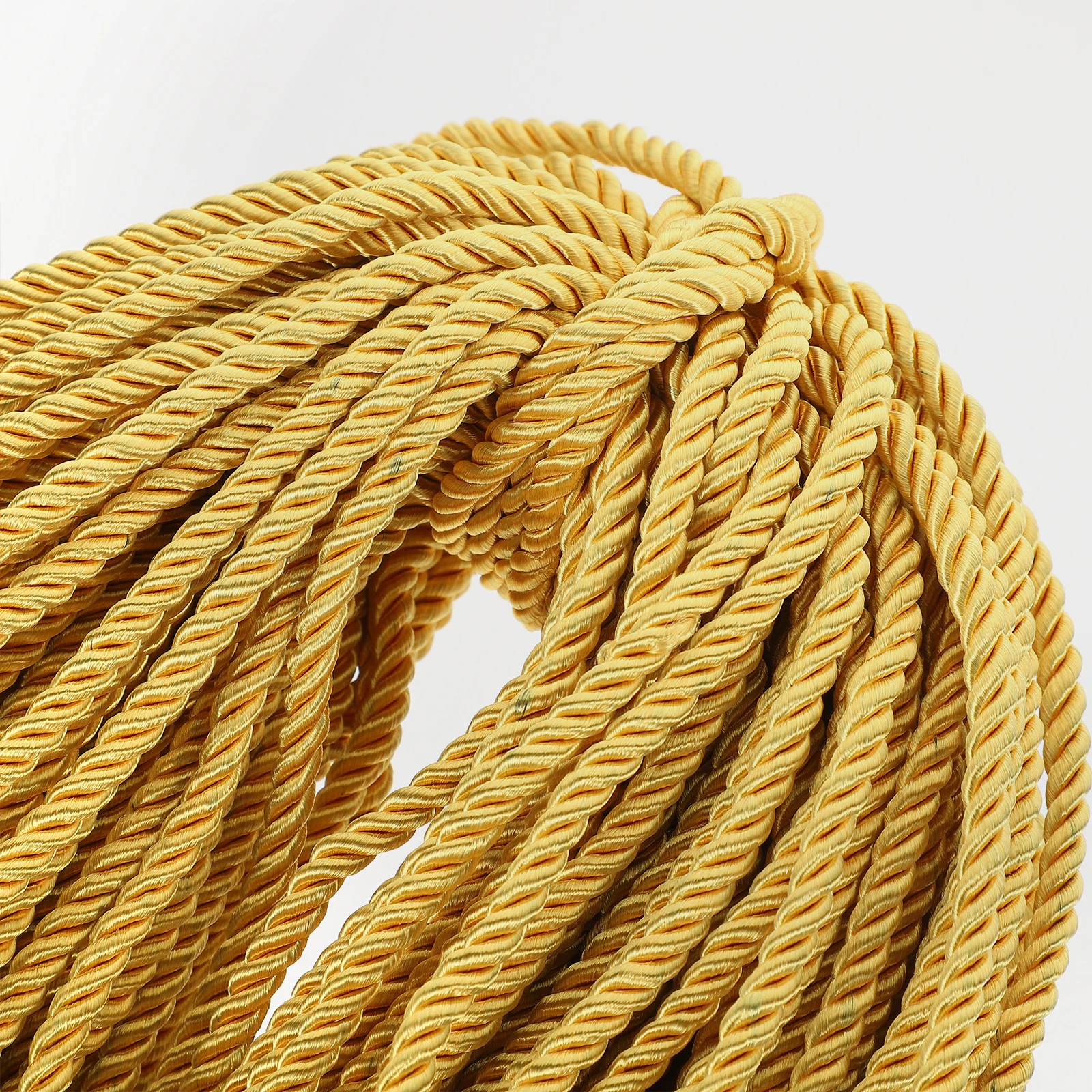 

Трехжильная веревка с кисточкой для выпускного, шнур чести, одиночные шнуры, объемный плетеный декор, портативный декоративный витой