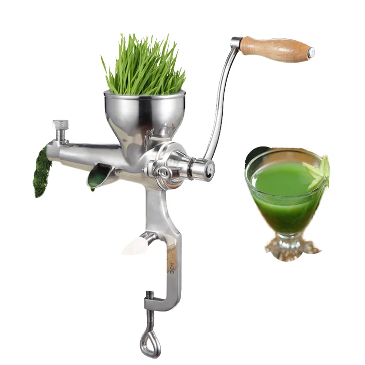 

All-stainless Steel Manual Fruit Vegetable Wheatgrass Hand-cranked Original Juice Juicer Wheat Seedling Juicer