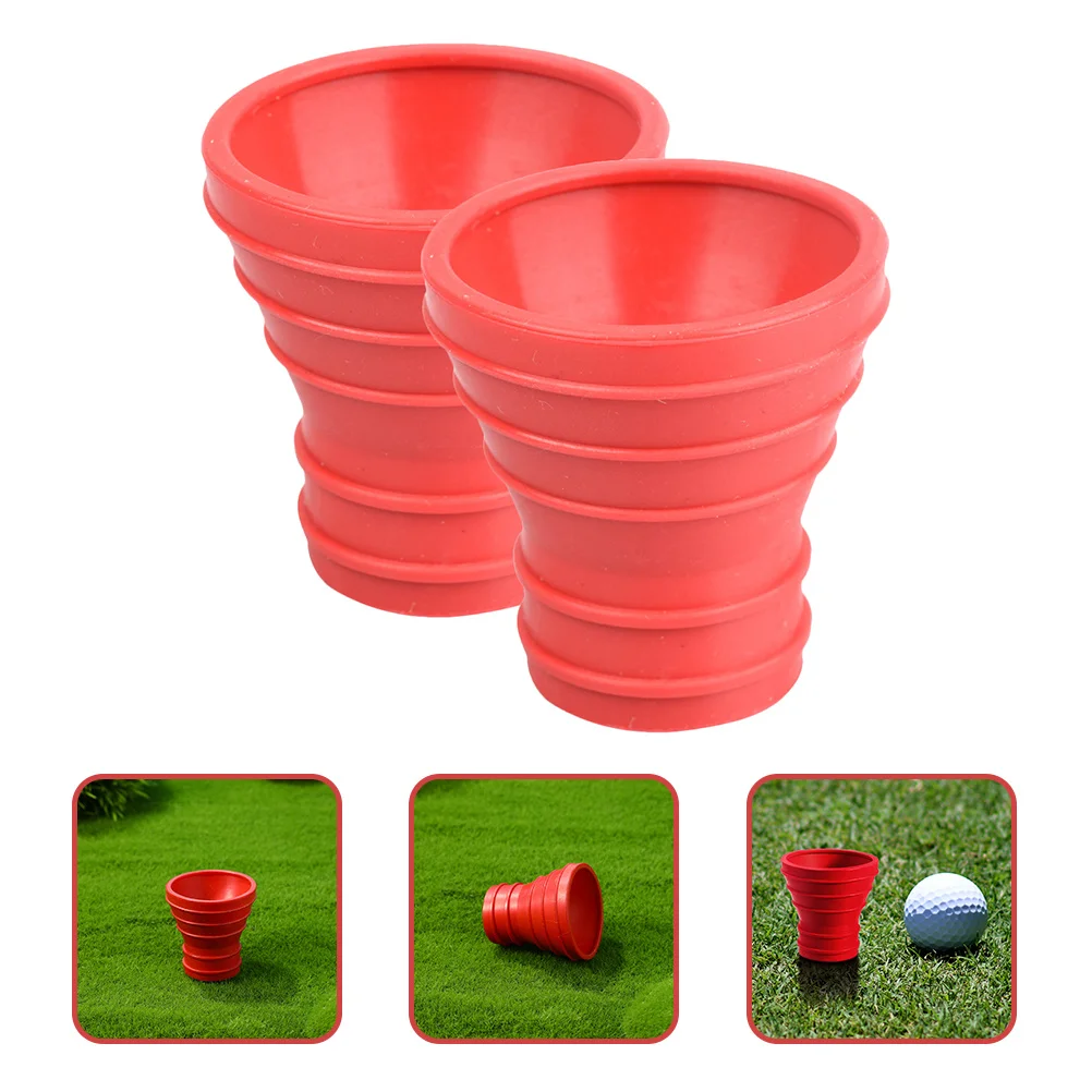 

2Pcs Rubber Golf Suckers Replaceable Ball Retrievers Strong Absorption Wear-Resistant Small Picker for Convenient Golf Ball