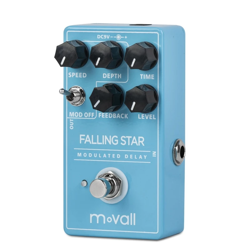 Movall MP104 Falling Star Modulated Delay Guitar Effect Peda