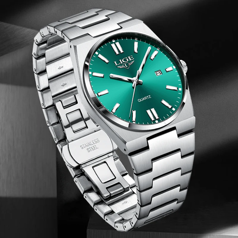 LIGE модные мужские часы для спорта на открытом воздухе водонепроницаемые часы мужские лучший бренд класса люкс светящиеся кварцевые наручные часы для мужчин Reloj Hombre