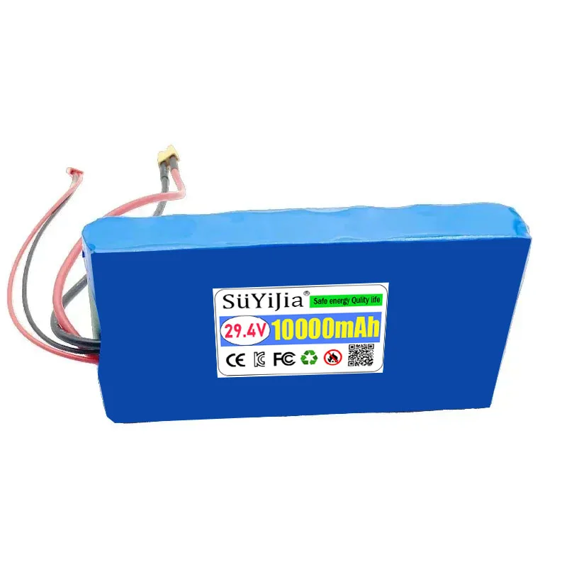 18650 7S1P 25.2V 24V 10000mAh Li-ion Battery Pack with BMS,For Monitoring Speaker Small Electric Unicycle Rechargeable Battery