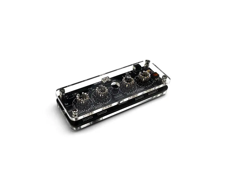 4-Digit IN-8 Nixie Clock PCB DIY Soldering Kit (Tubes Not Inc