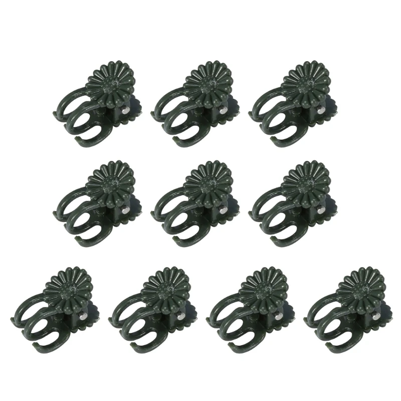 20/40/100Pcs Plant Support Clip Clip Flowers and Vine Plant Clip Dropship