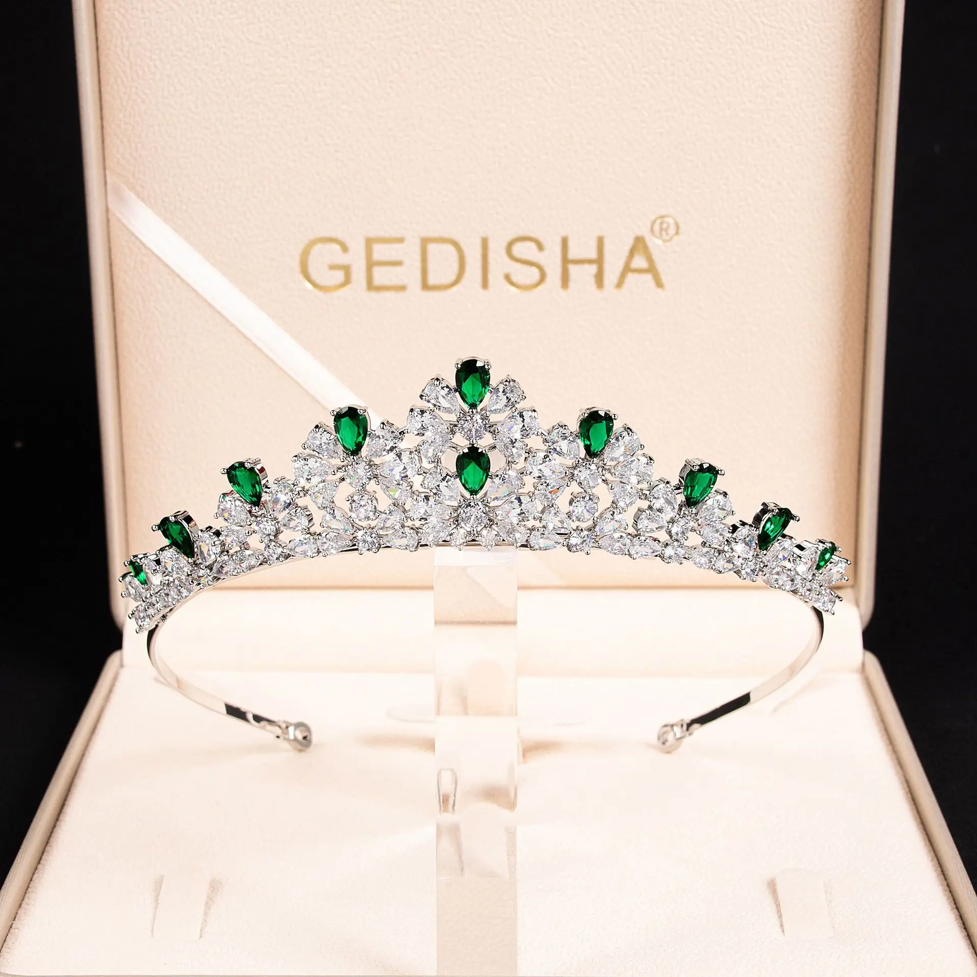 

Women Crowns And Tiaras For Wedding Bride Hair Accessories Zircon Princess Queen Crowns For 15 Years Prom Hair Jewelry Headdress