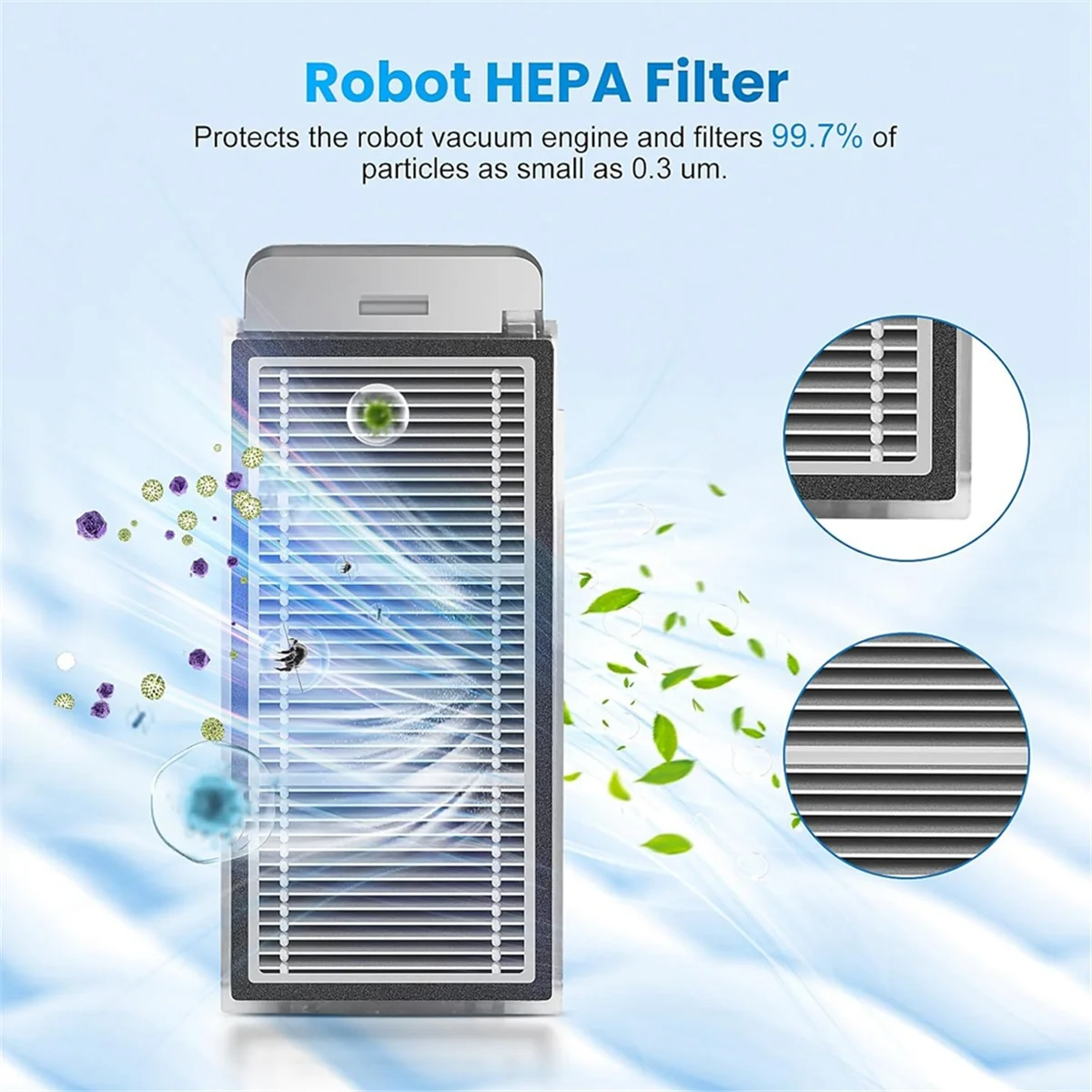 قطع غيار ساخنة لـ X50 Ultra Robot Vacuum Accessory Kit فرش جانبية رئيسية فلتر Hepa ممسحة أكياس غبار من القماش