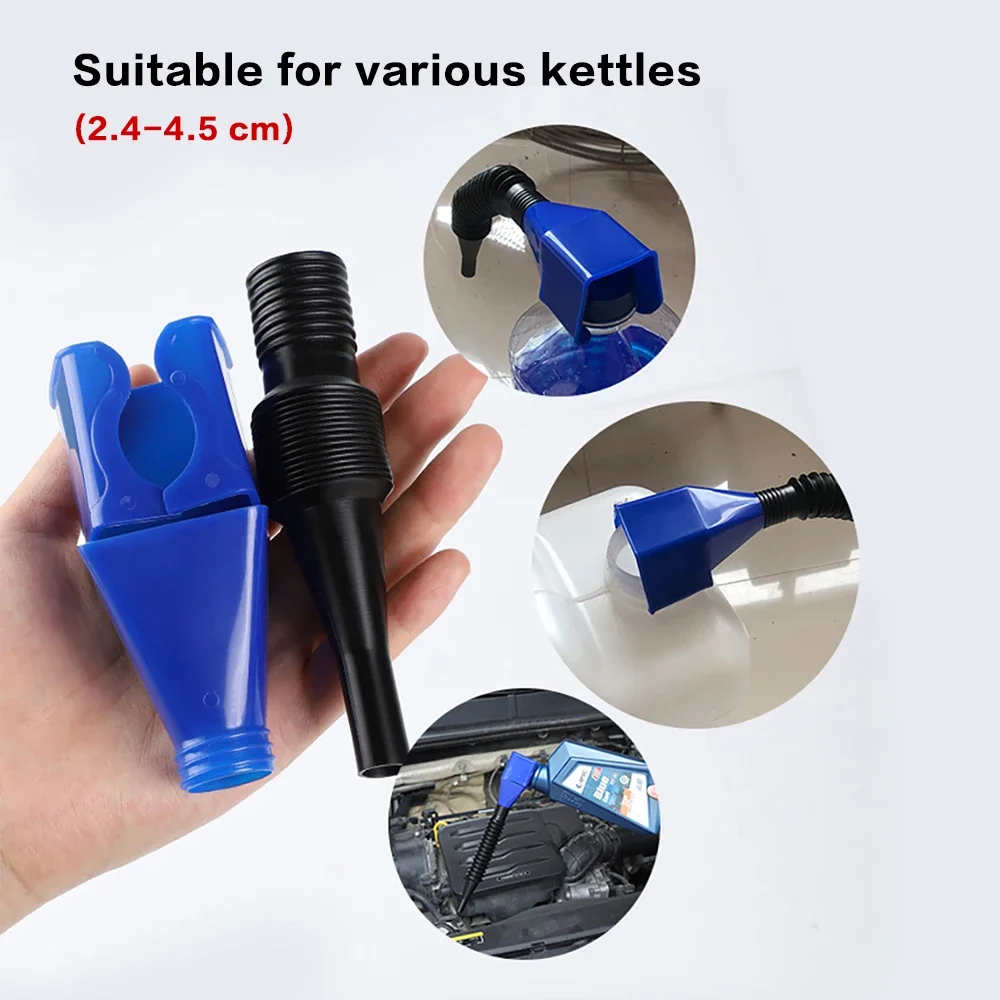 1/2/3PCS Car Refueling Funnel  Gasoline  Foldable Funnel Hose Funnels Tool  Auto Motorcycle Mouth Funnels Repair Filling Tools