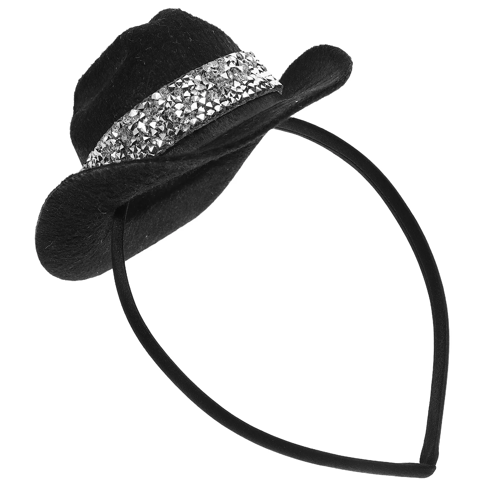 

Mini Fascinator Top Hat Headband Lightweight Lady Costume Hairband for Themed Party Cosplay Event Carnival Dress Up Accessory