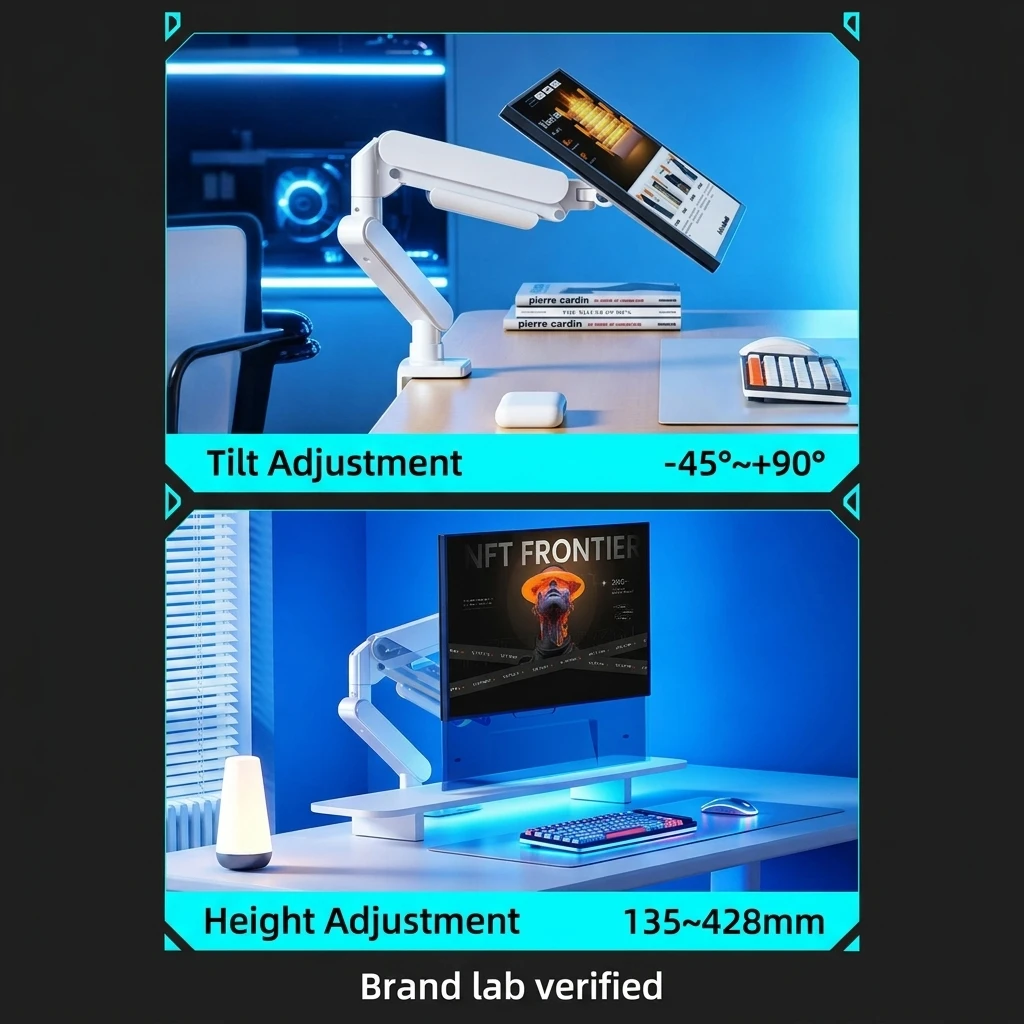 Adjustable Gas Spring Single M - огляд і ціна Monitor Arm Single