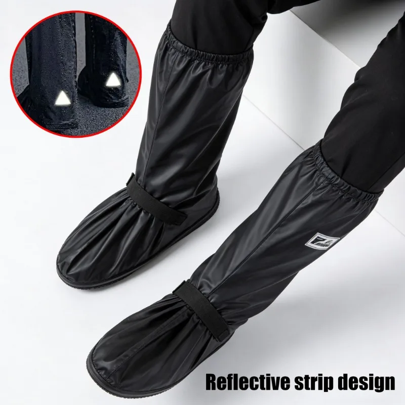 Reusable Rain Shoes Cover Anti Slip Boot Pants Protectors Unisex Cycling Hiking Waterproof Overshoes for Rainy Snowy Day Outdoor