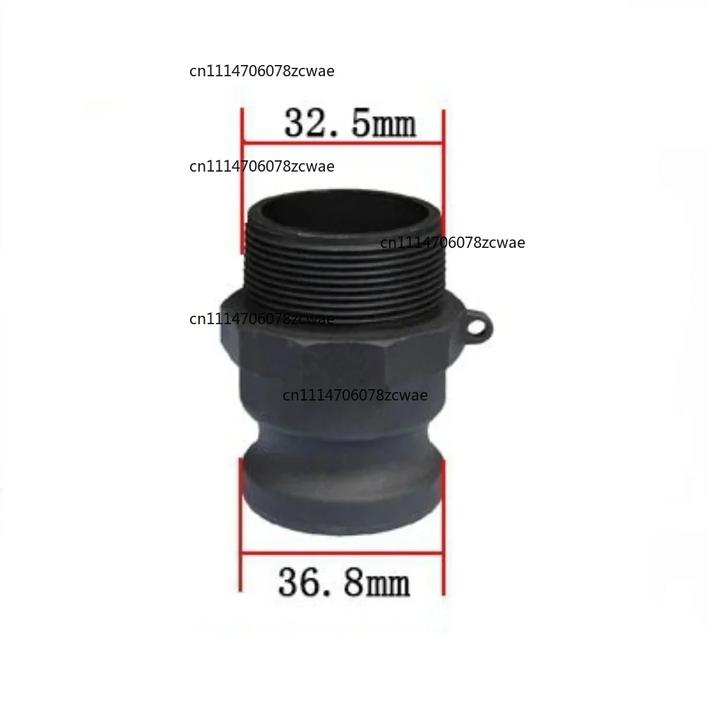 for Secure Connections with Tanks Pumps and Hoses 2Sets Polypropylene Camlock Fittings Type D and F Hose Fitting Kit