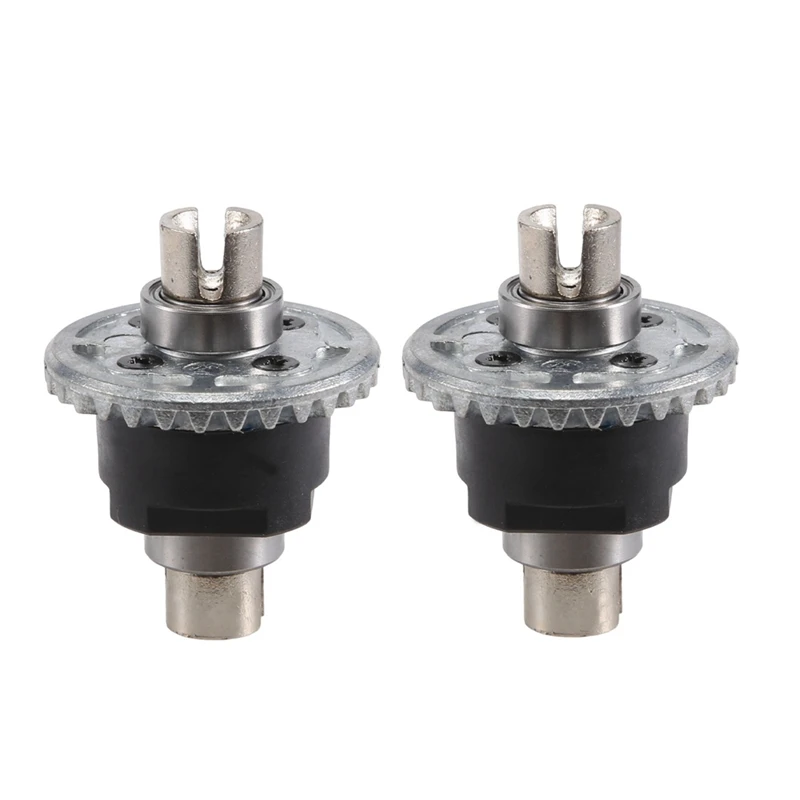 2Pcs Metal Gear Differential QZJ05 For Xinlehong Hosim 9130 9135 9136 9137 9138 Q901 Q902 Q903 1/16 RC Car Upgrade Parts