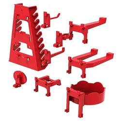 Clips Plastic tray for Square hole tool hanging board pegboard hook display rack accessories