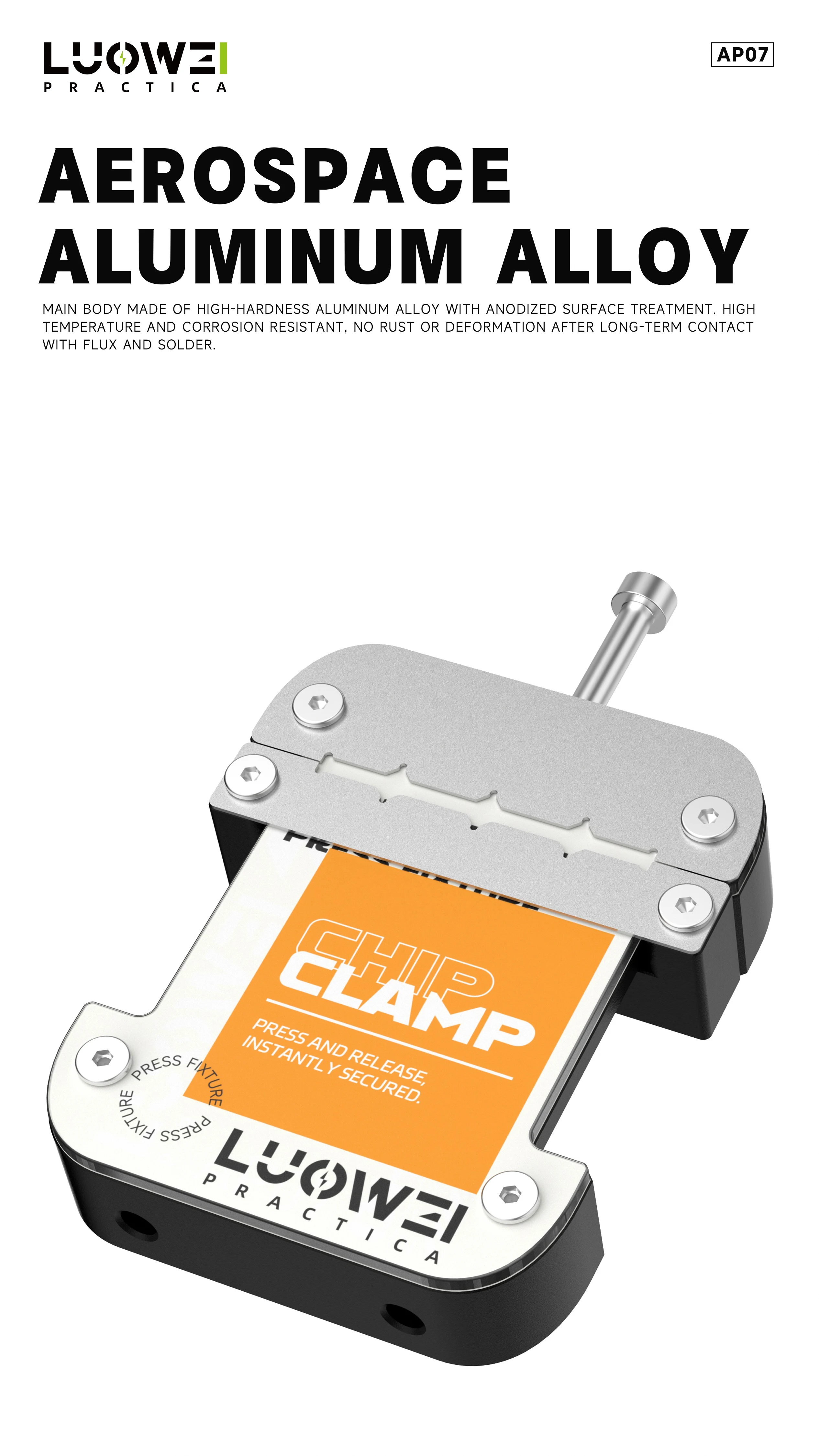 LUO WEI Universal Repair Fixture Trackless Planar Structure Degumming for BGA, CPU, IC and Other Chip Degumming Repair Tool