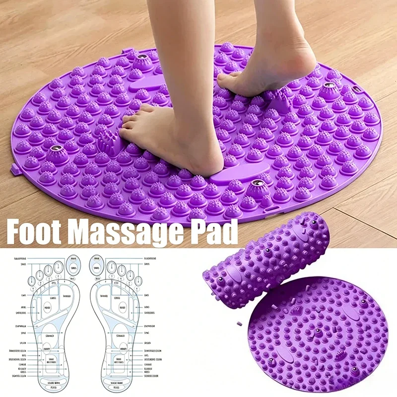 Safe Non Toxic Foot Acupuncture Board Foot Peg Massage Tool Household Bodybuilding Equipment for Foot Pain Relief Relaxation Use