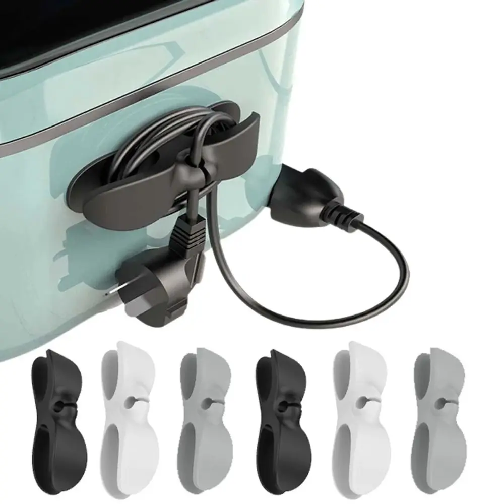 Cord Fixing Kitchen Appliances Kitchen Wall Hanging Thread Trimmer Clips Holder Cord Winder Organizer Wire Fixer Bobbin Winder