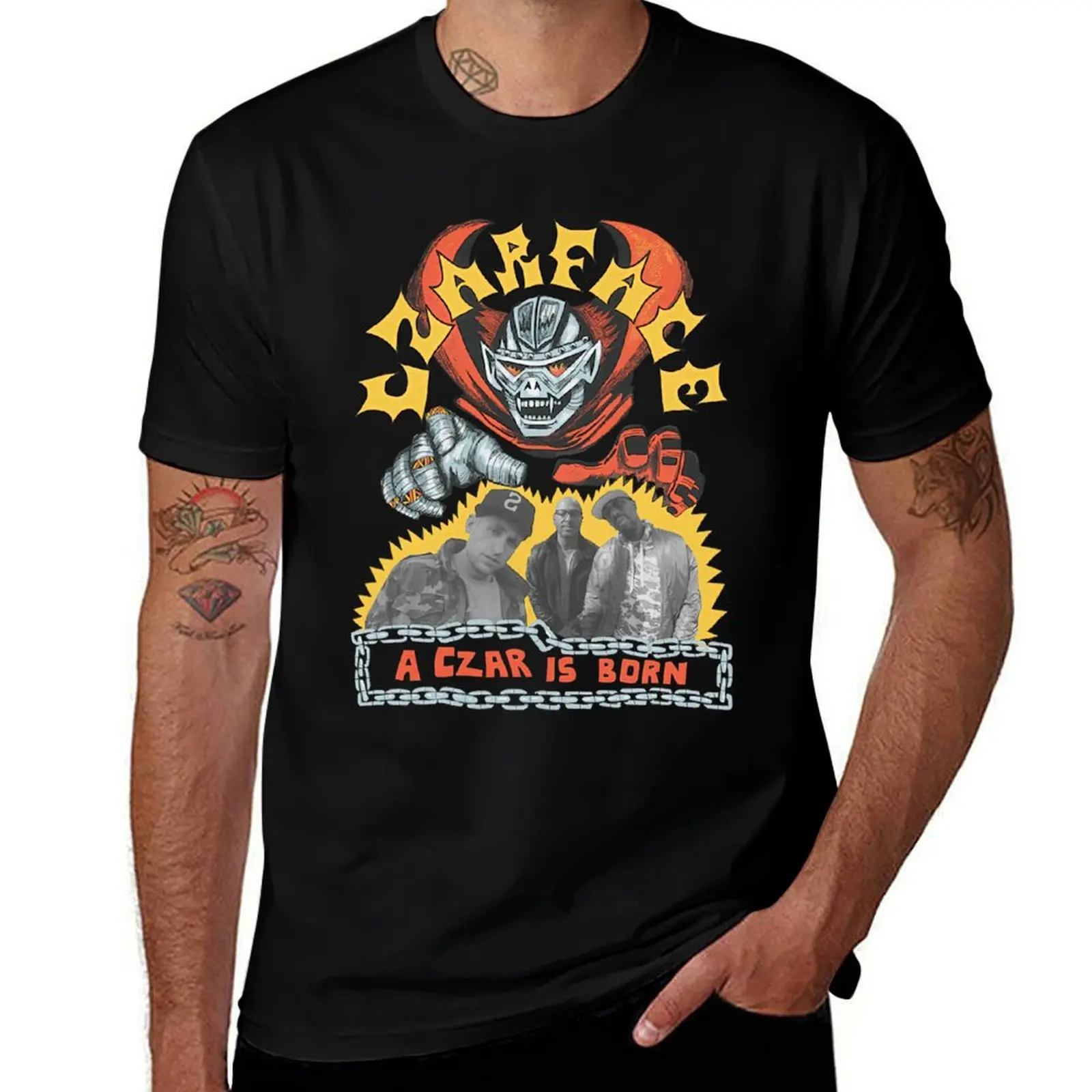 Czarface merch A CZAR IS BORN T-Shirt Summer Sports Quick Dry T-Shirt